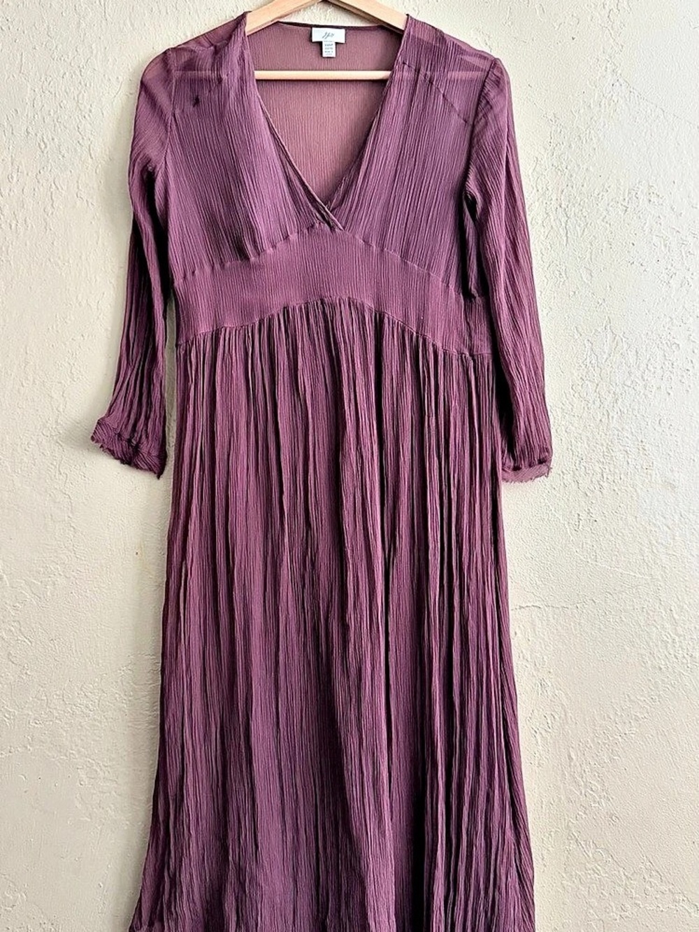 J.Jill Purple Maxi Dress Size XXSP Like New